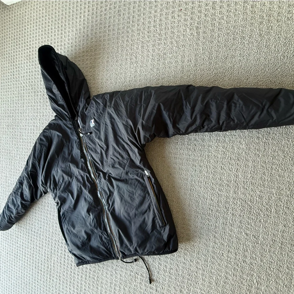 Kway Black Puffer Jacket